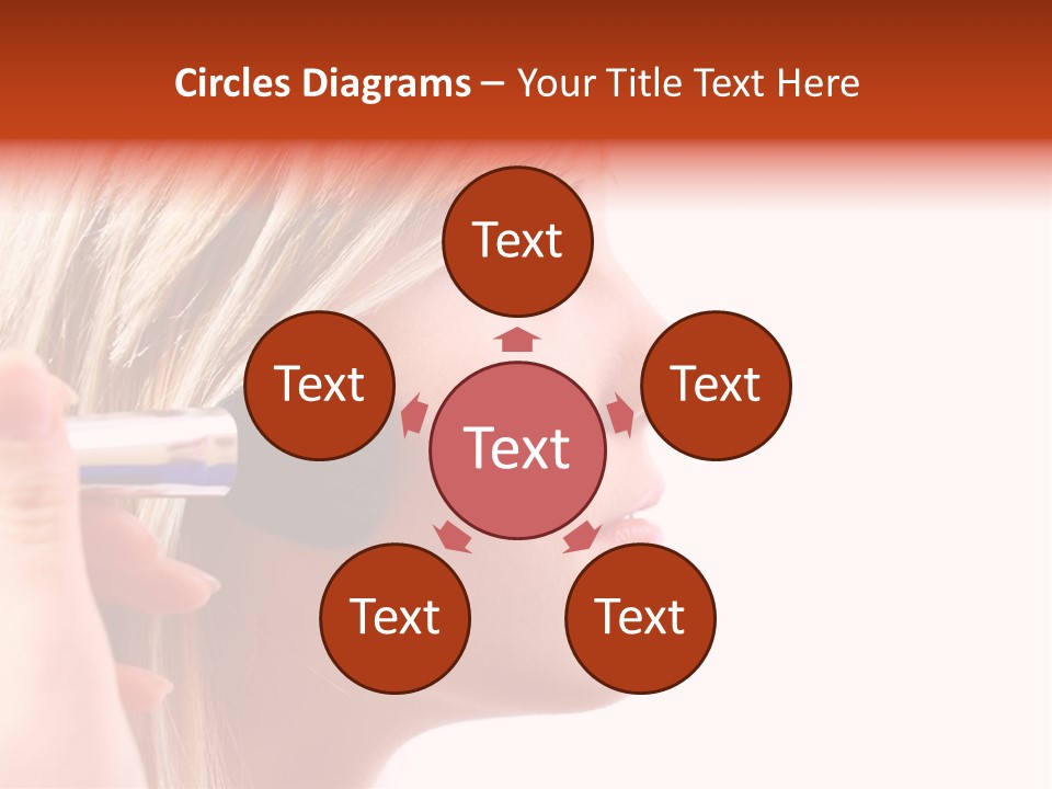 People Model Mascara PowerPoint Template