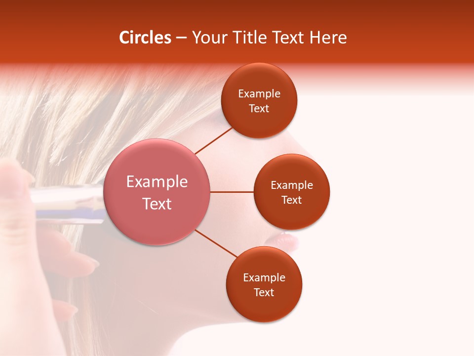 People Model Mascara PowerPoint Template