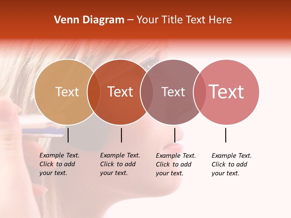 People Model Mascara PowerPoint Template