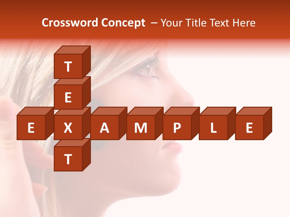 People Model Mascara PowerPoint Template