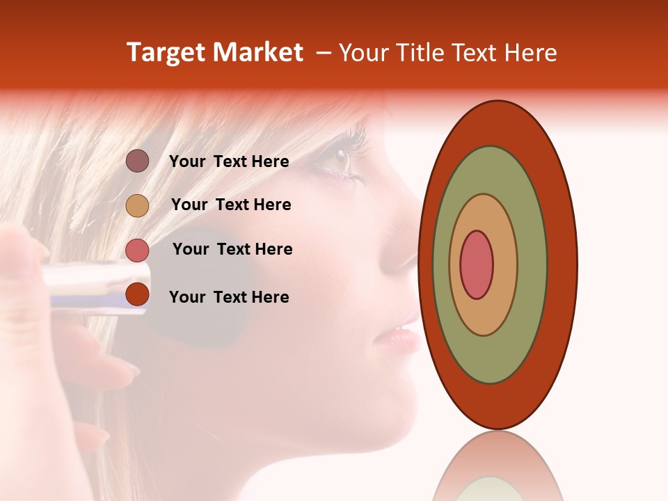 People Model Mascara PowerPoint Template
