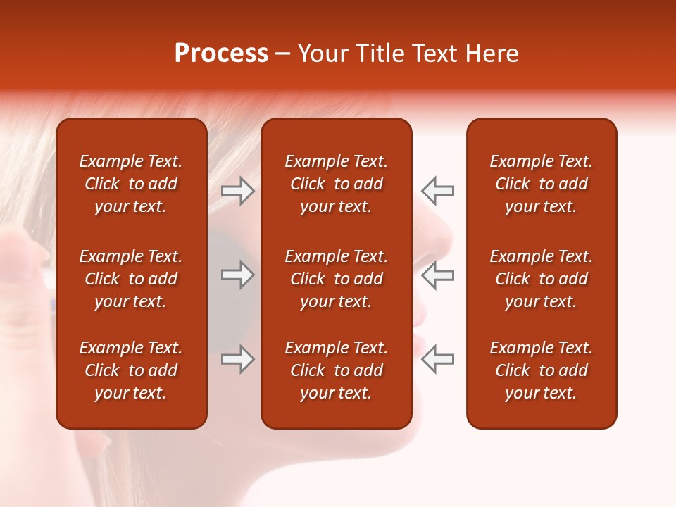 People Model Mascara PowerPoint Template