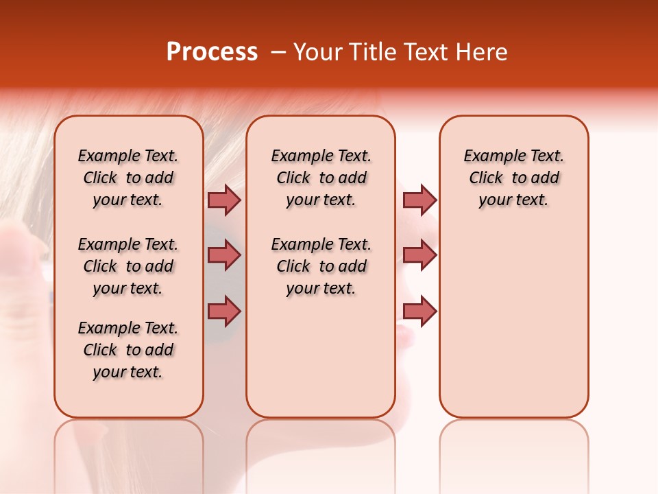 People Model Mascara PowerPoint Template