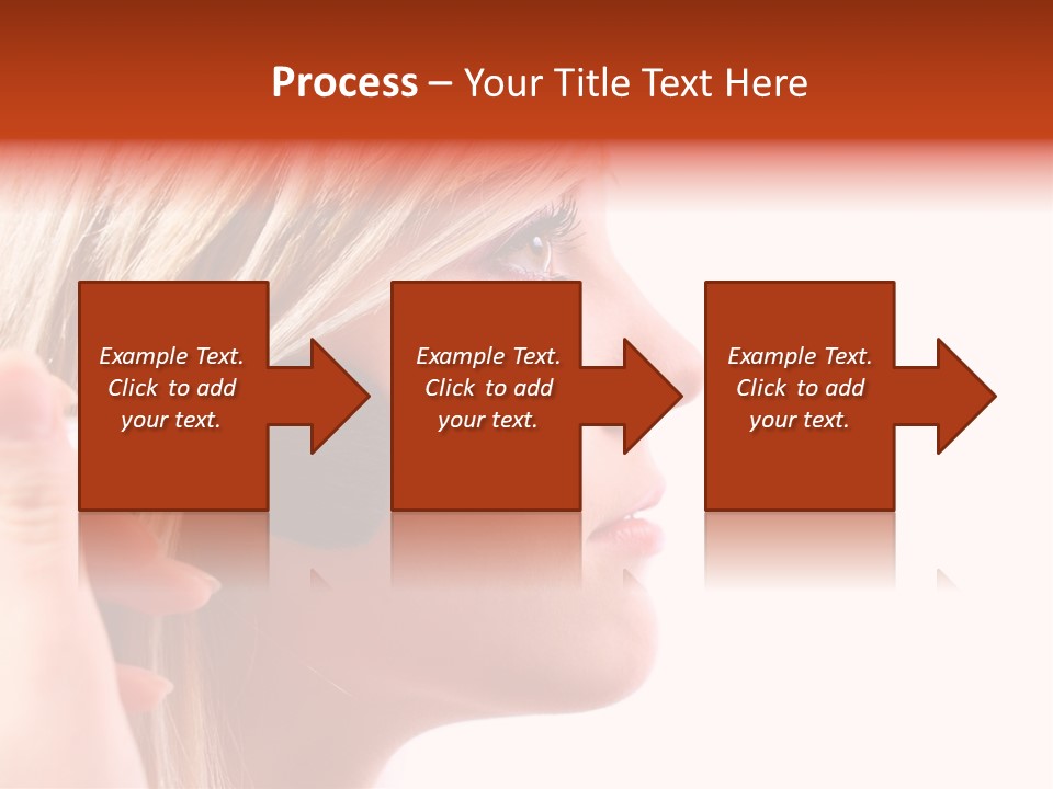 People Model Mascara PowerPoint Template