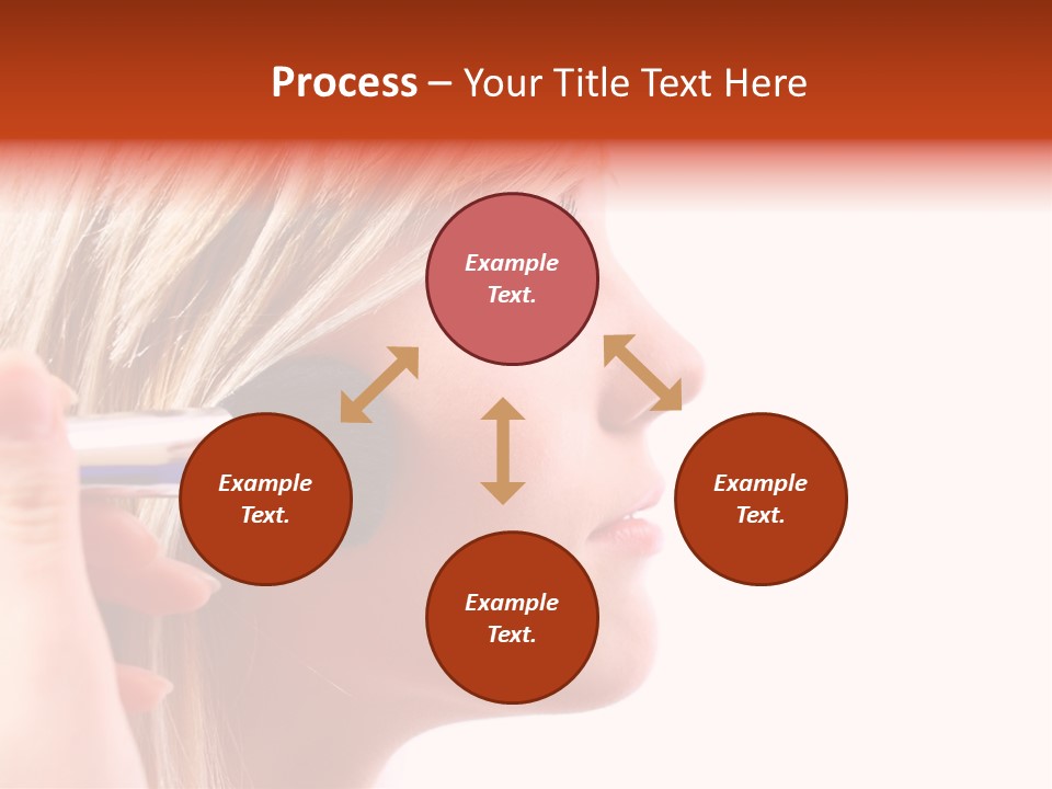 People Model Mascara PowerPoint Template