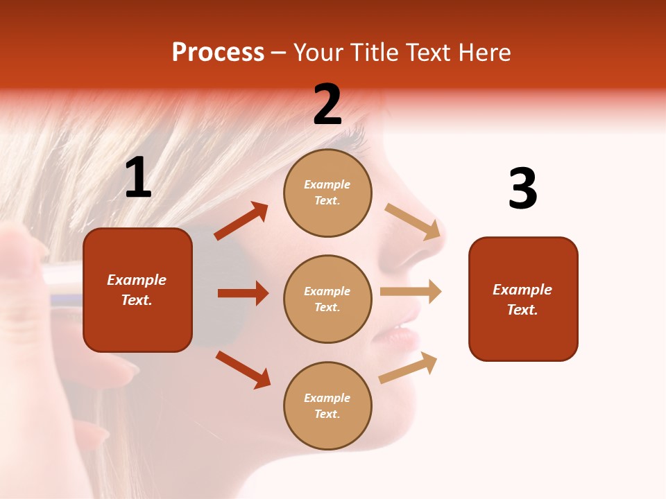 People Model Mascara PowerPoint Template