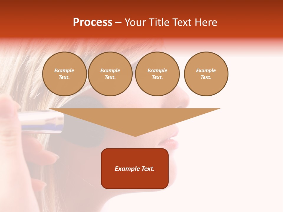 People Model Mascara PowerPoint Template