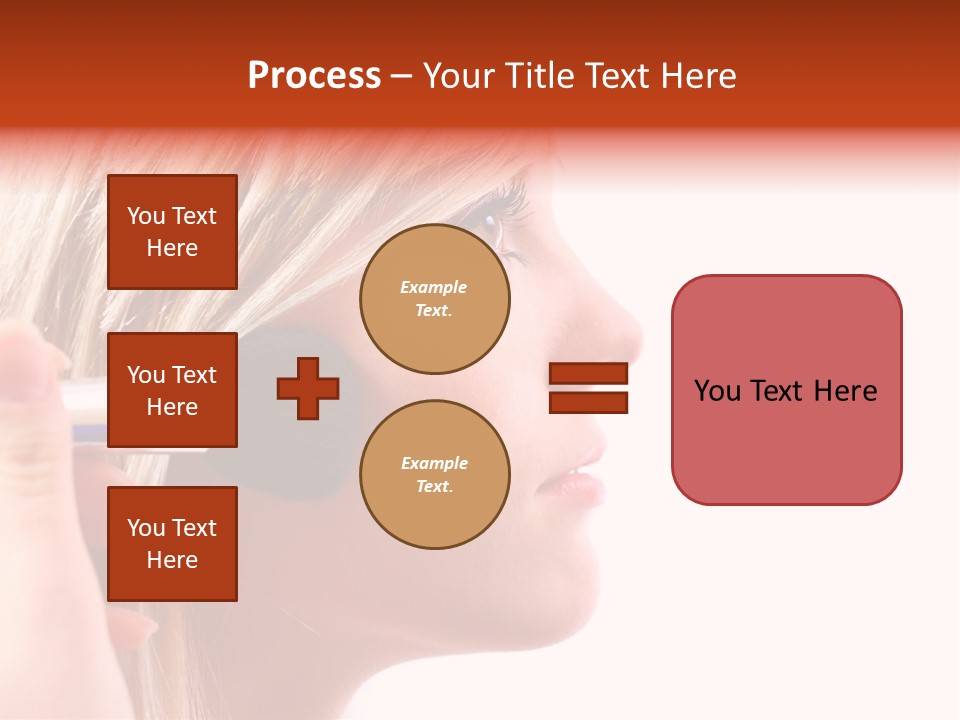 People Model Mascara PowerPoint Template