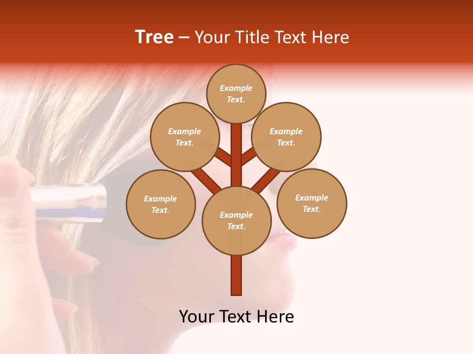 People Model Mascara PowerPoint Template