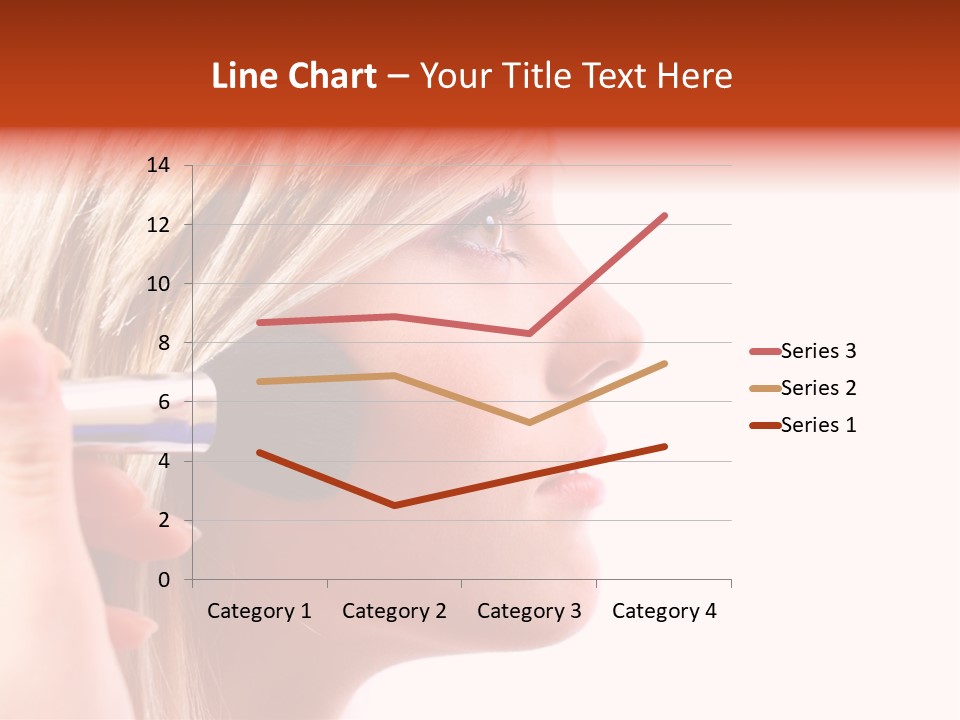 People Model Mascara PowerPoint Template