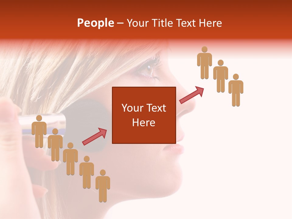 People Model Mascara PowerPoint Template