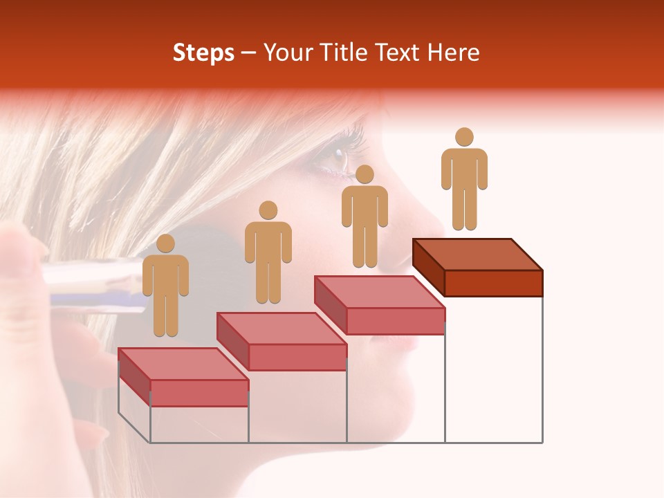 People Model Mascara PowerPoint Template