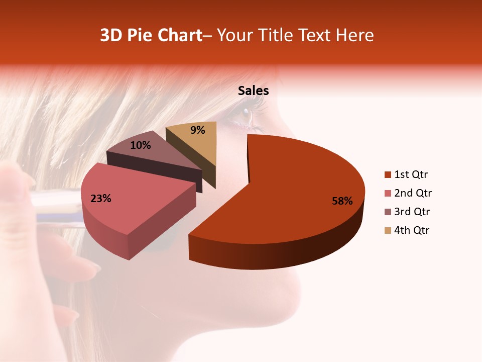 People Model Mascara PowerPoint Template