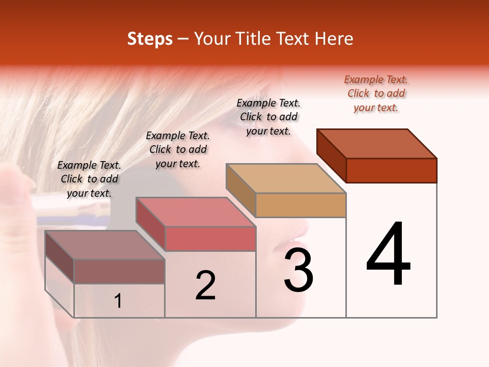 People Model Mascara PowerPoint Template