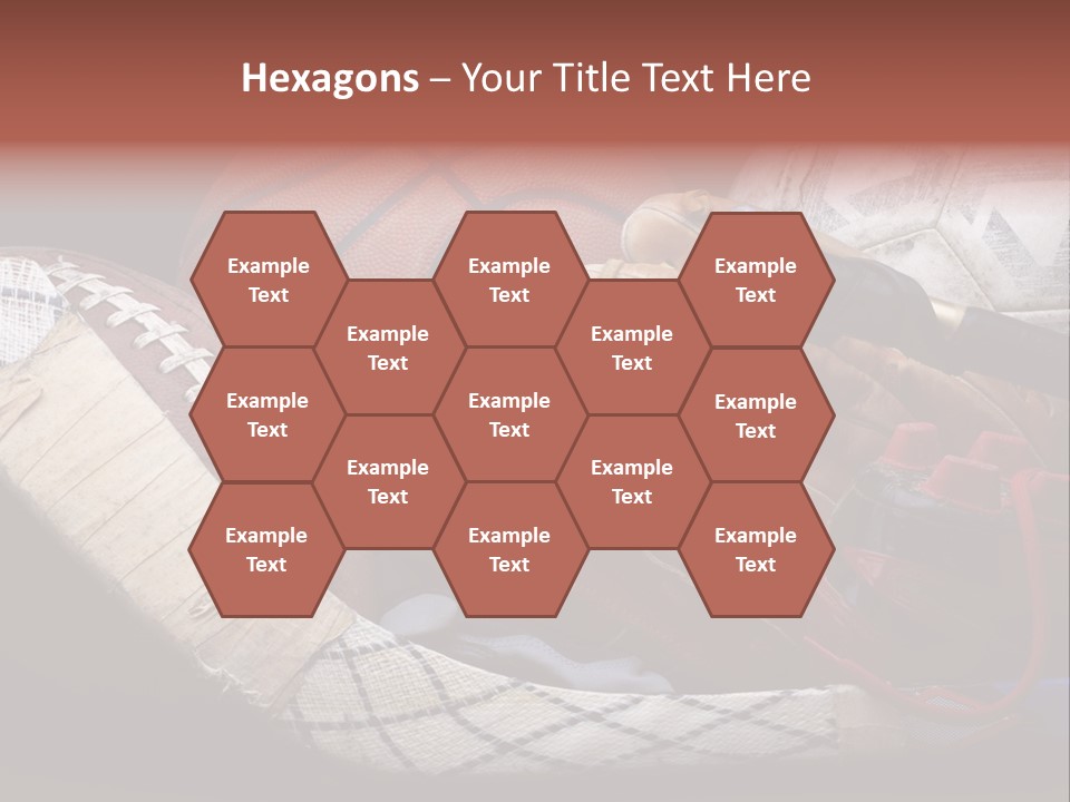 Sporting Stick Texture PowerPoint Template