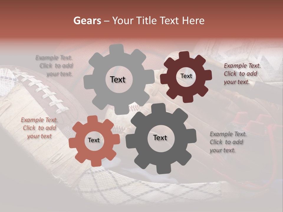 Sporting Stick Texture PowerPoint Template