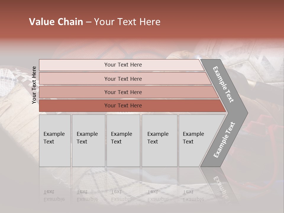 Sporting Stick Texture PowerPoint Template