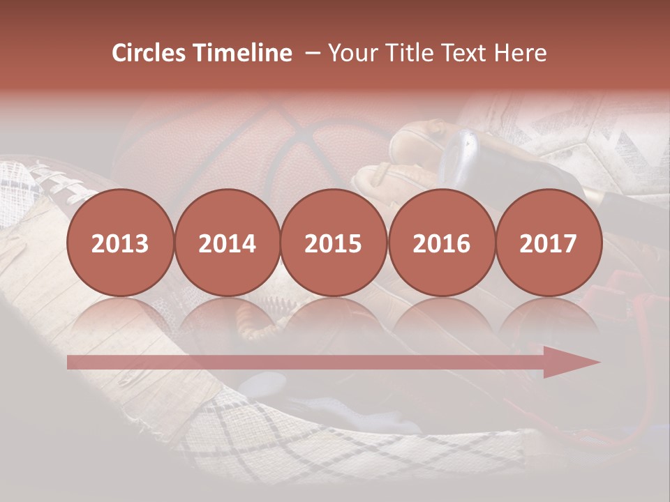 Sporting Stick Texture PowerPoint Template