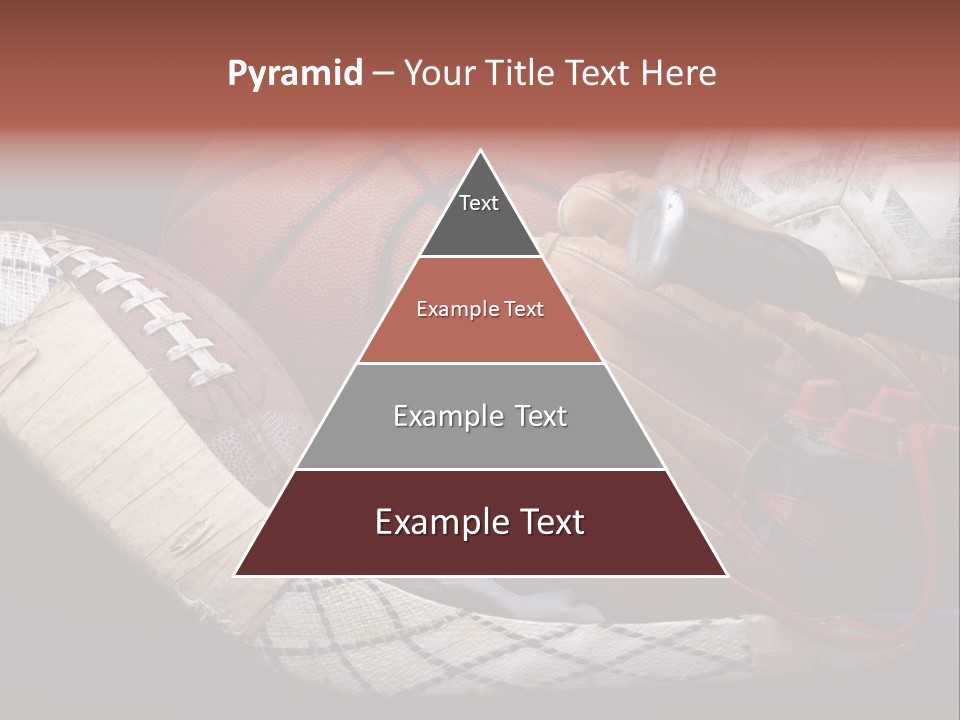 Sporting Stick Texture PowerPoint Template