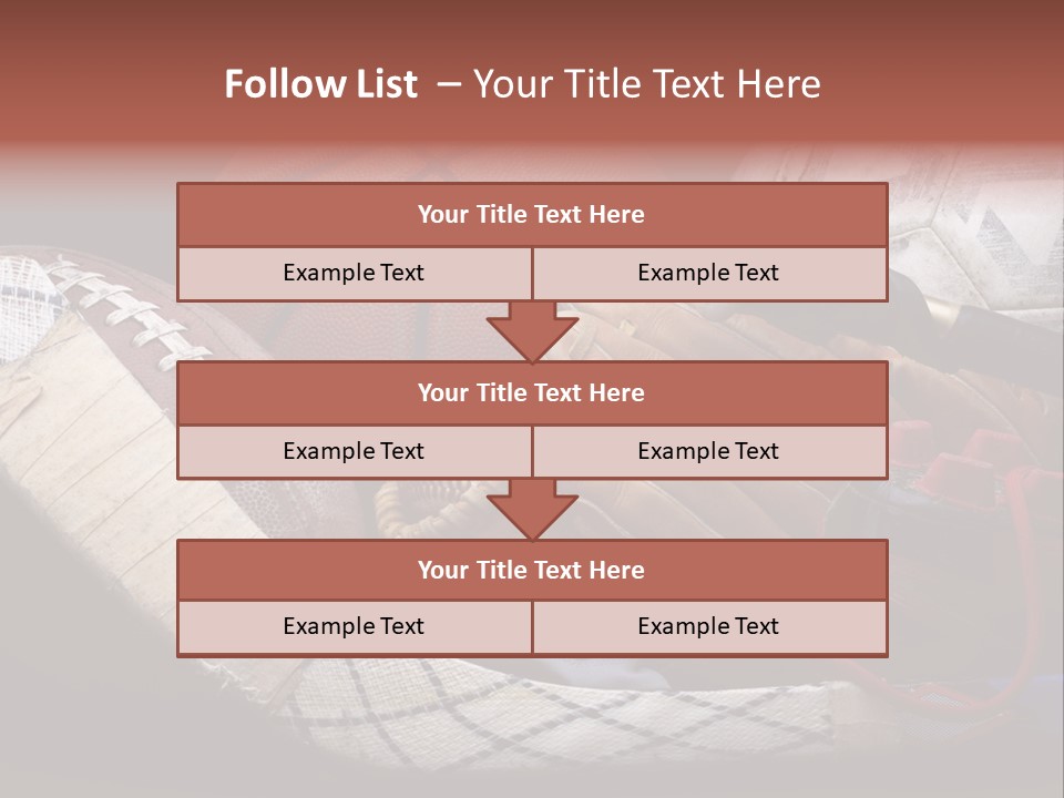 Sporting Stick Texture PowerPoint Template