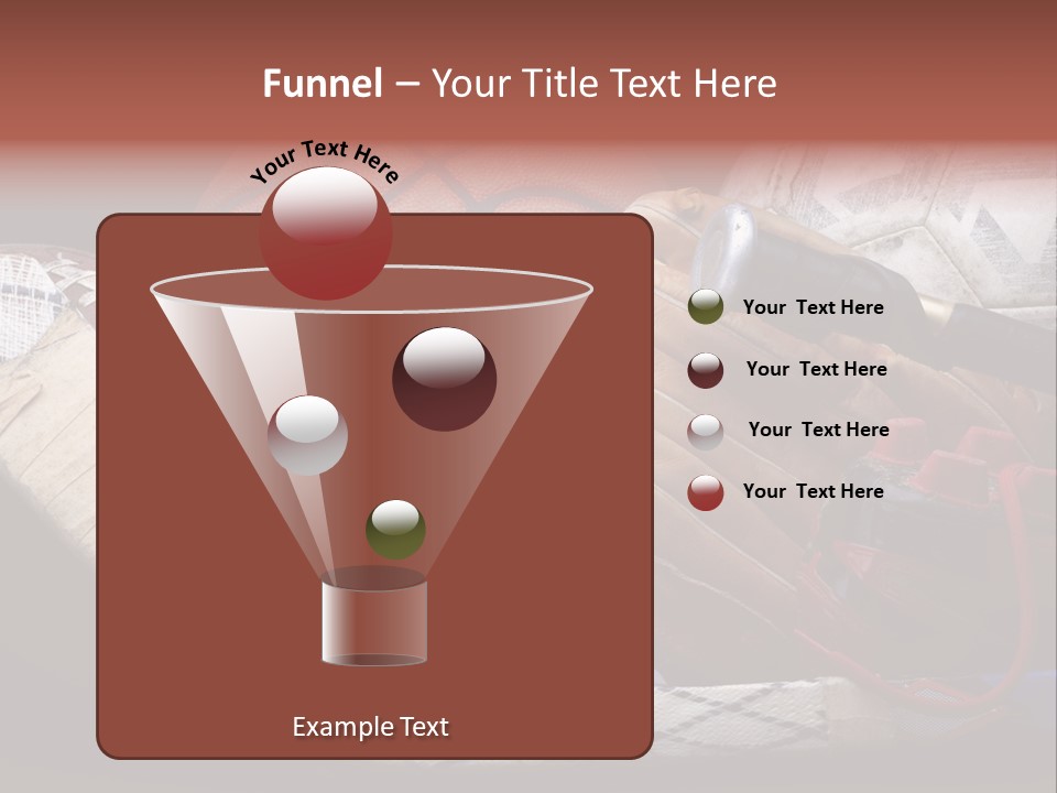 Sporting Stick Texture PowerPoint Template