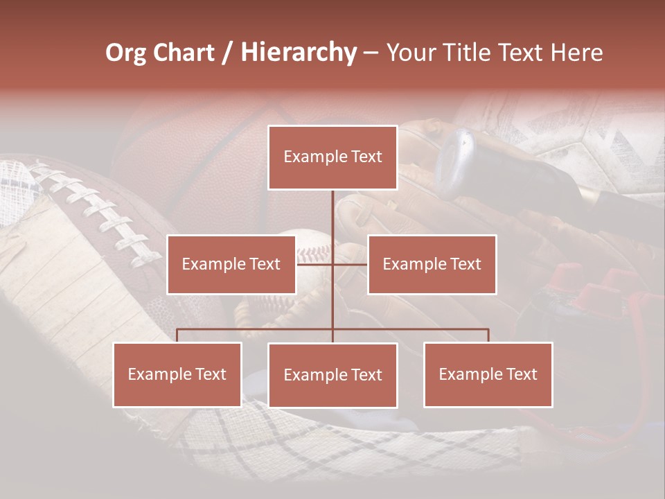 Sporting Stick Texture PowerPoint Template