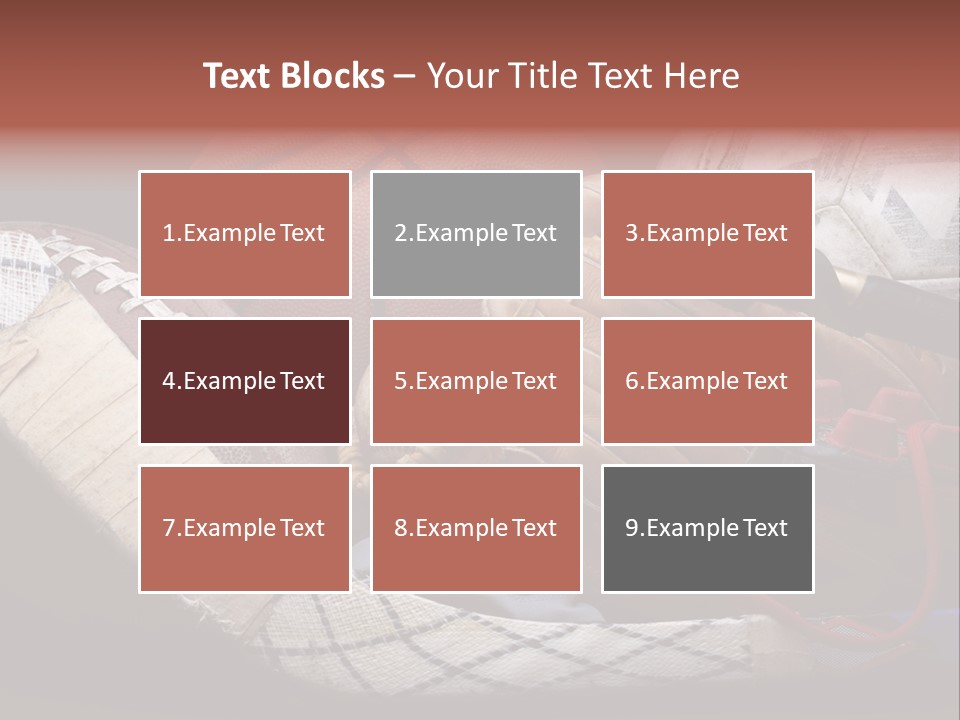 Sporting Stick Texture PowerPoint Template