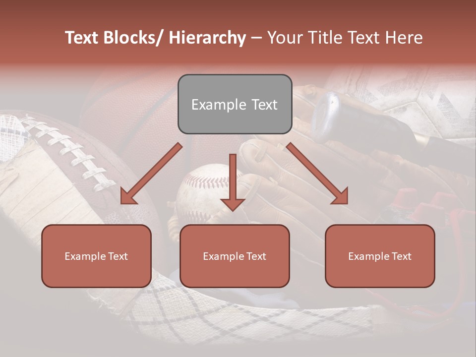 Sporting Stick Texture PowerPoint Template