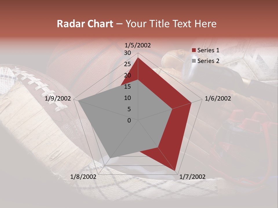Sporting Stick Texture PowerPoint Template