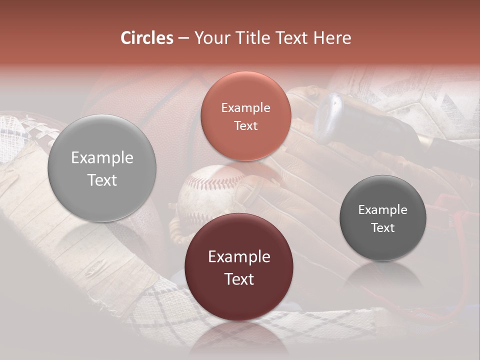 Sporting Stick Texture PowerPoint Template