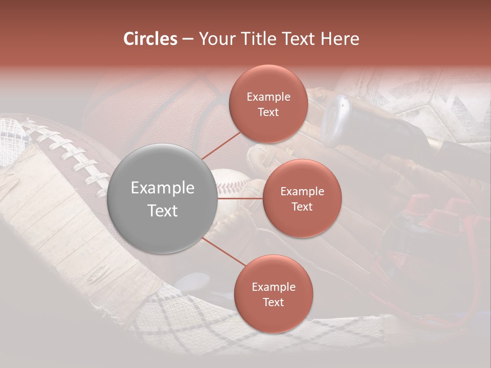 Sporting Stick Texture PowerPoint Template