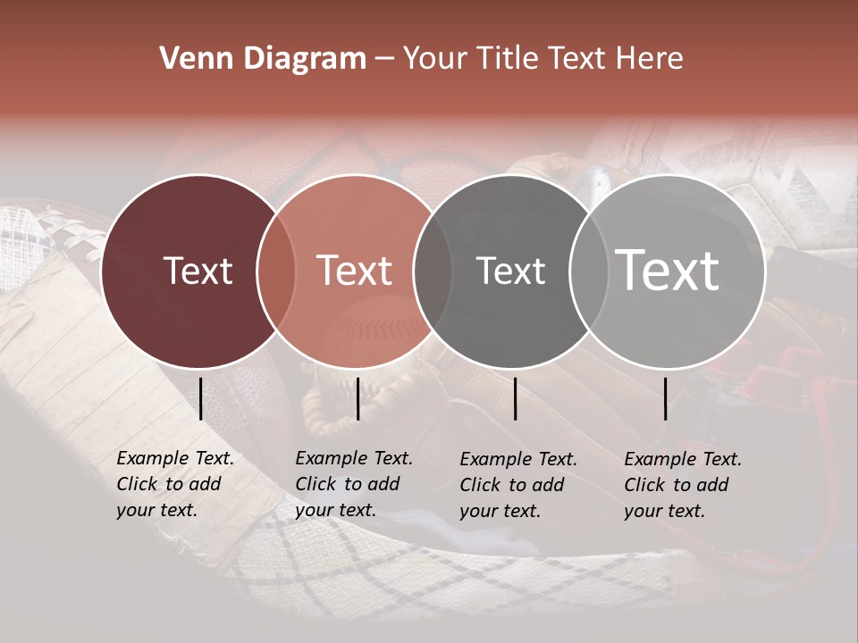 Sporting Stick Texture PowerPoint Template