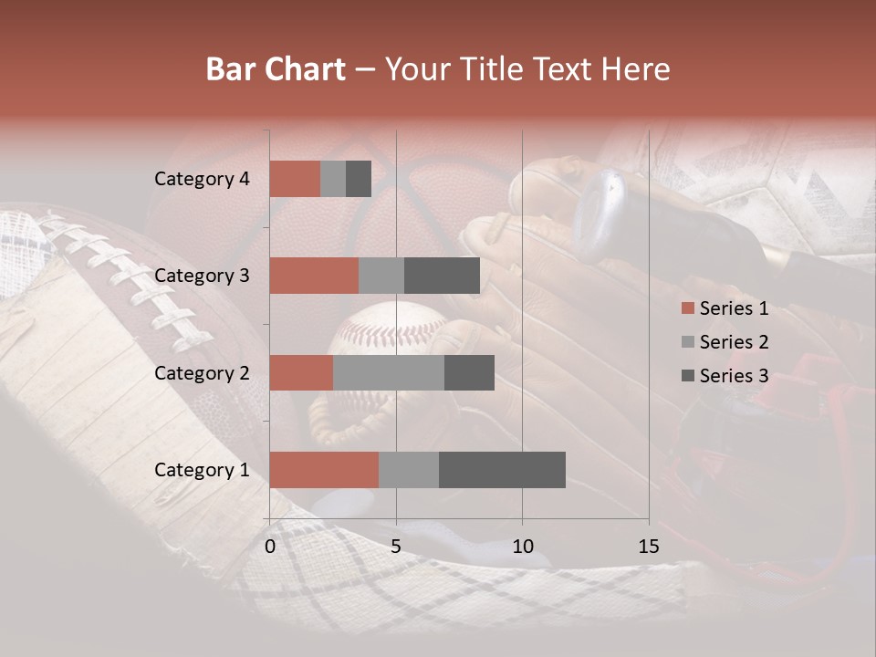 Sporting Stick Texture PowerPoint Template