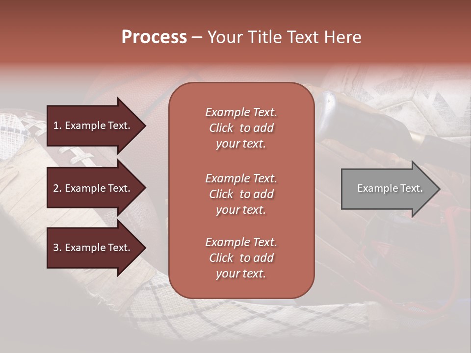Sporting Stick Texture PowerPoint Template