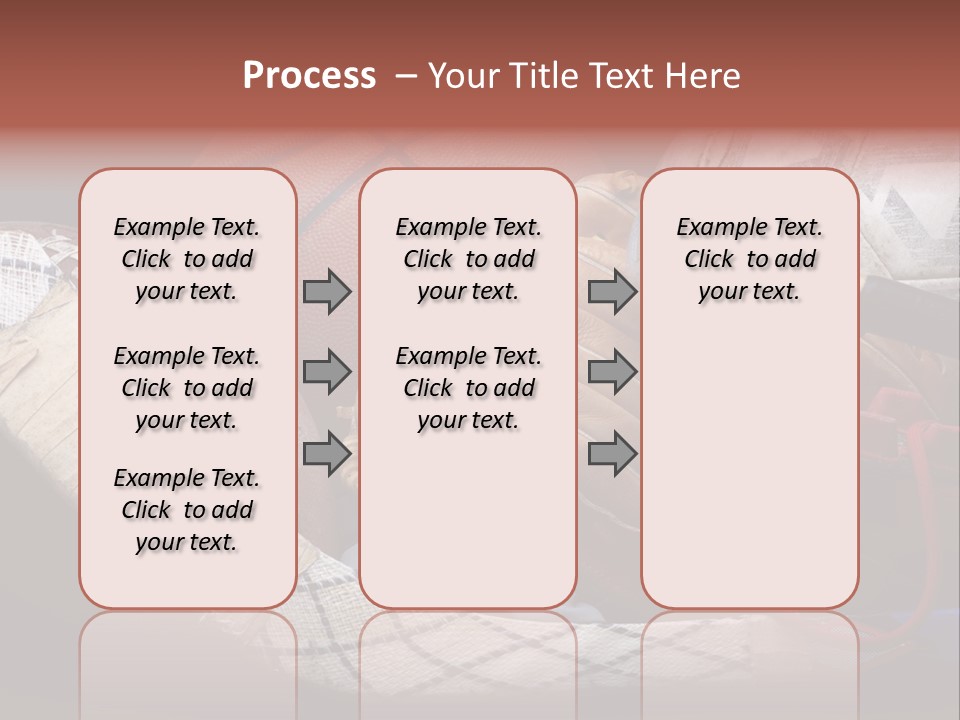 Sporting Stick Texture PowerPoint Template
