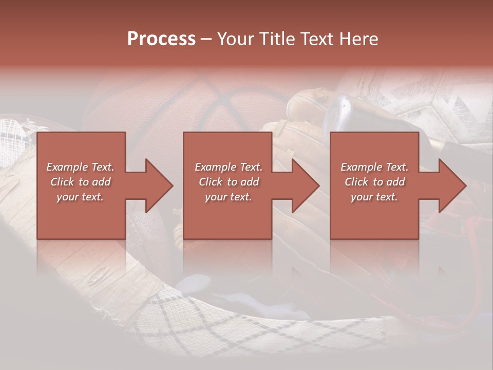 Sporting Stick Texture PowerPoint Template