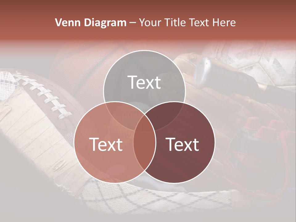 Sporting Stick Texture PowerPoint Template