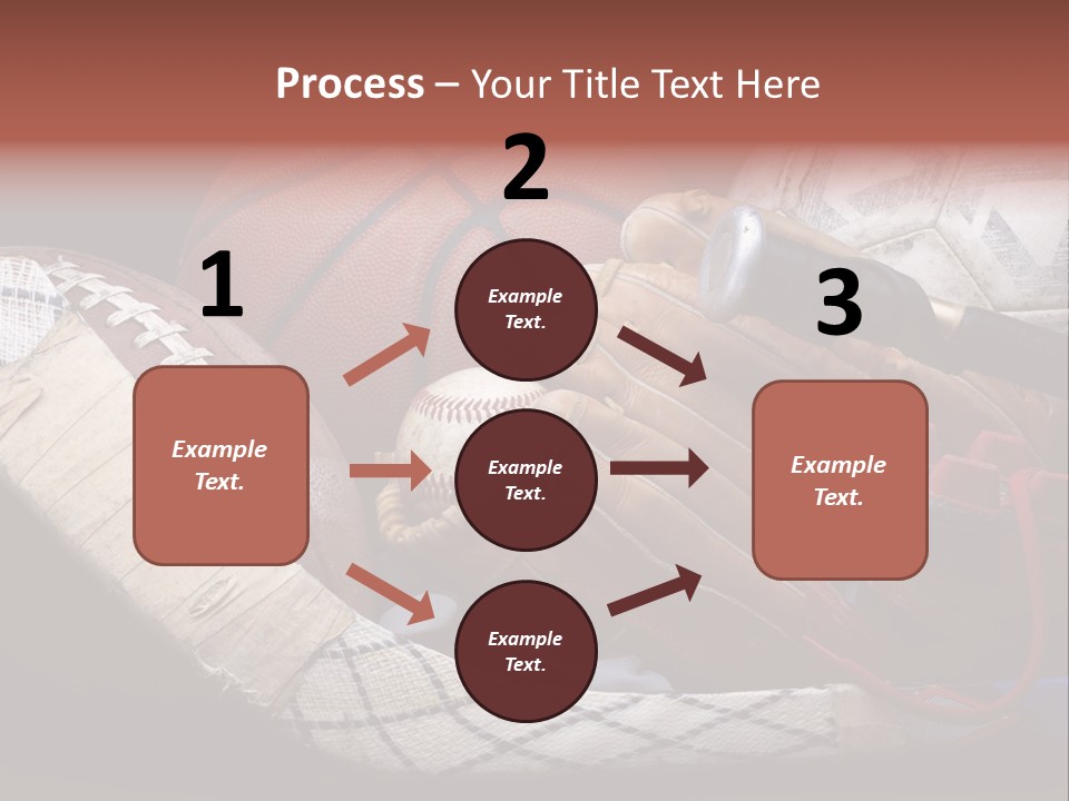 Sporting Stick Texture PowerPoint Template