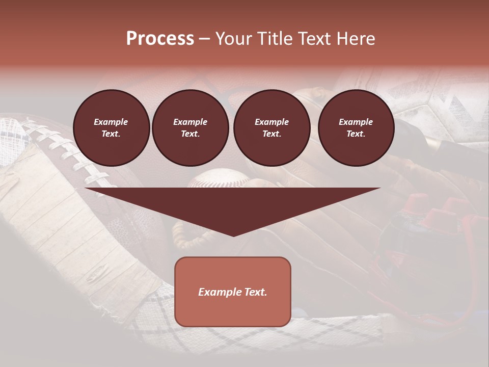 Sporting Stick Texture PowerPoint Template