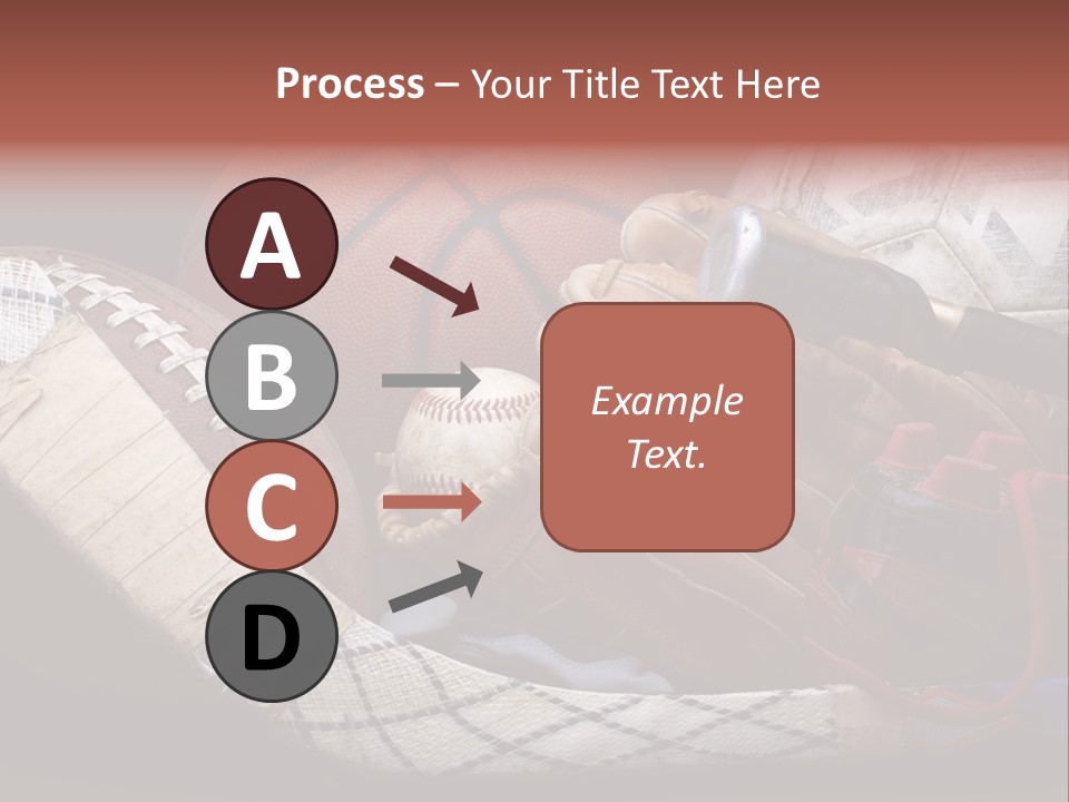Sporting Stick Texture PowerPoint Template