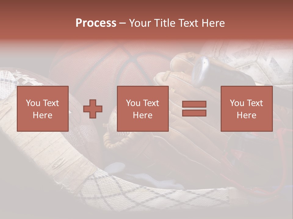 Sporting Stick Texture PowerPoint Template