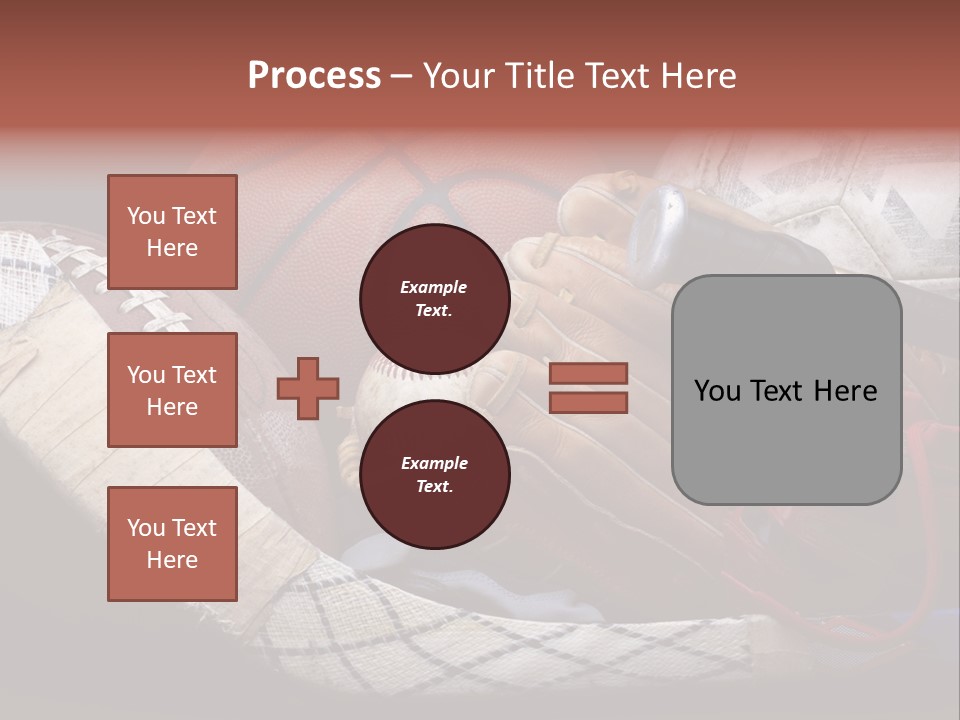 Sporting Stick Texture PowerPoint Template