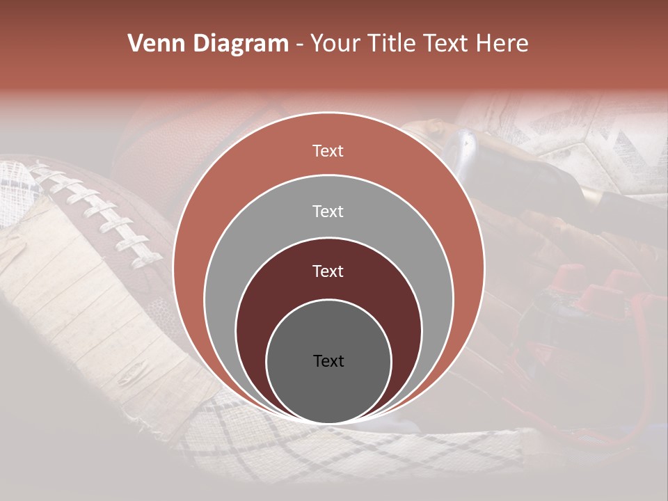 Sporting Stick Texture PowerPoint Template