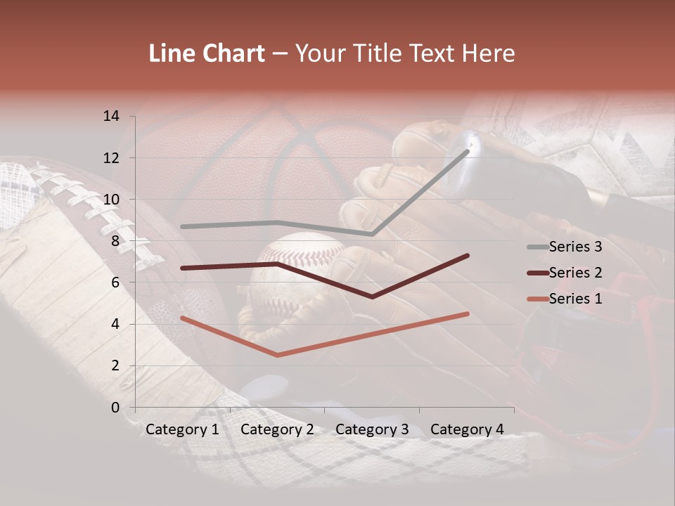 Sporting Stick Texture PowerPoint Template