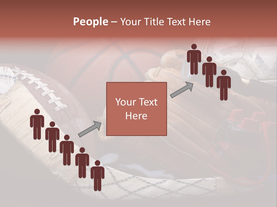 Sporting Stick Texture PowerPoint Template
