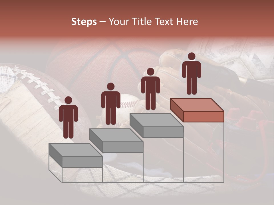 Sporting Stick Texture PowerPoint Template