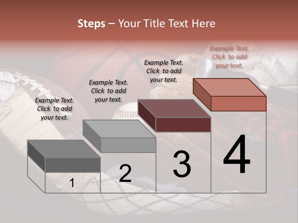 Sporting Stick Texture PowerPoint Template