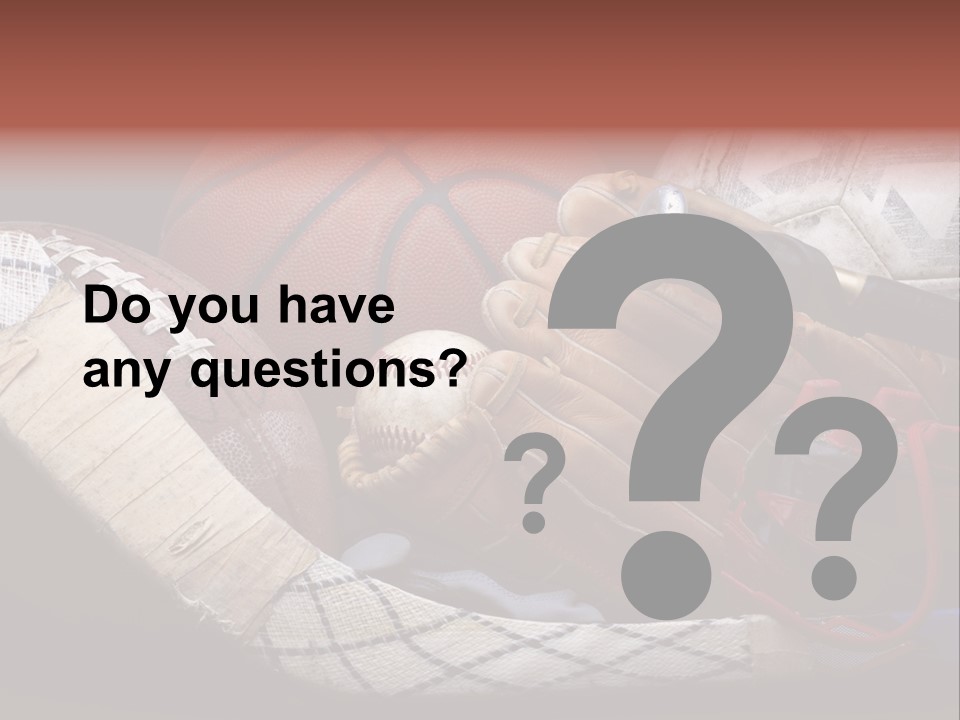 Sporting Stick Texture PowerPoint Template