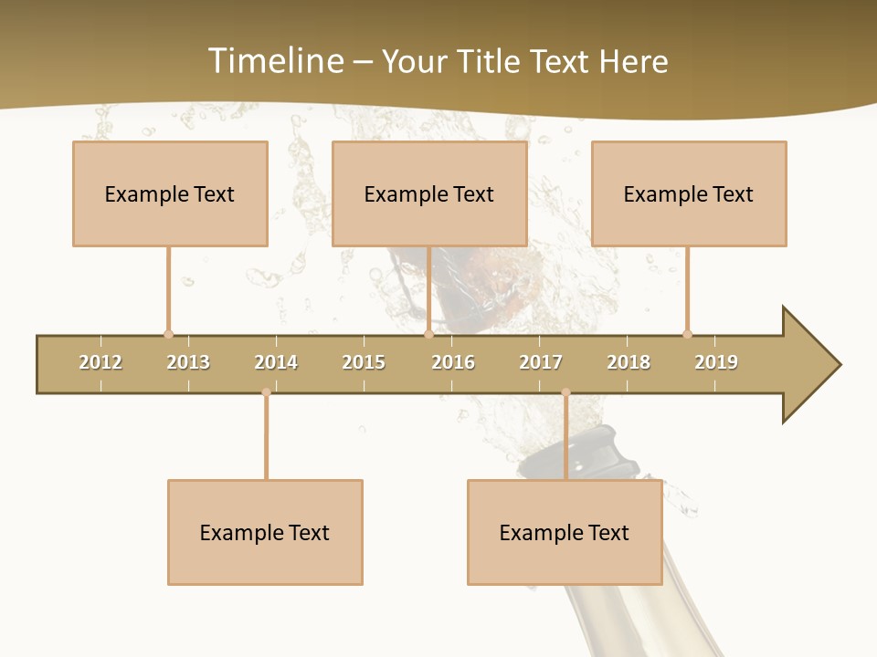 Isolated Wine White PowerPoint Template