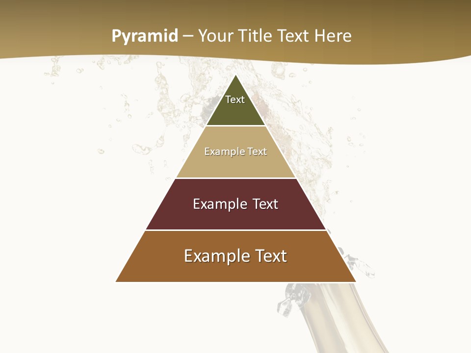 Isolated Wine White PowerPoint Template